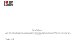 Desktop Screenshot of ilovemylaundry.co.za