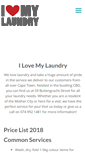 Mobile Screenshot of ilovemylaundry.co.za
